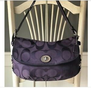 Coach Purple Signature Purse